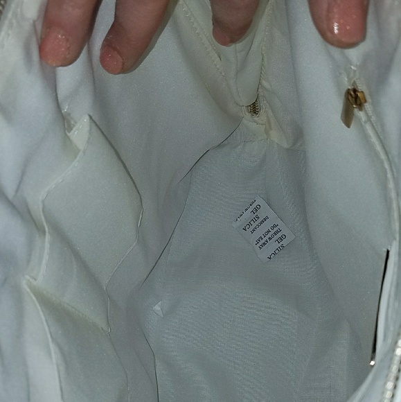 Peck & Peck white leather bag - Picture 2 of 6